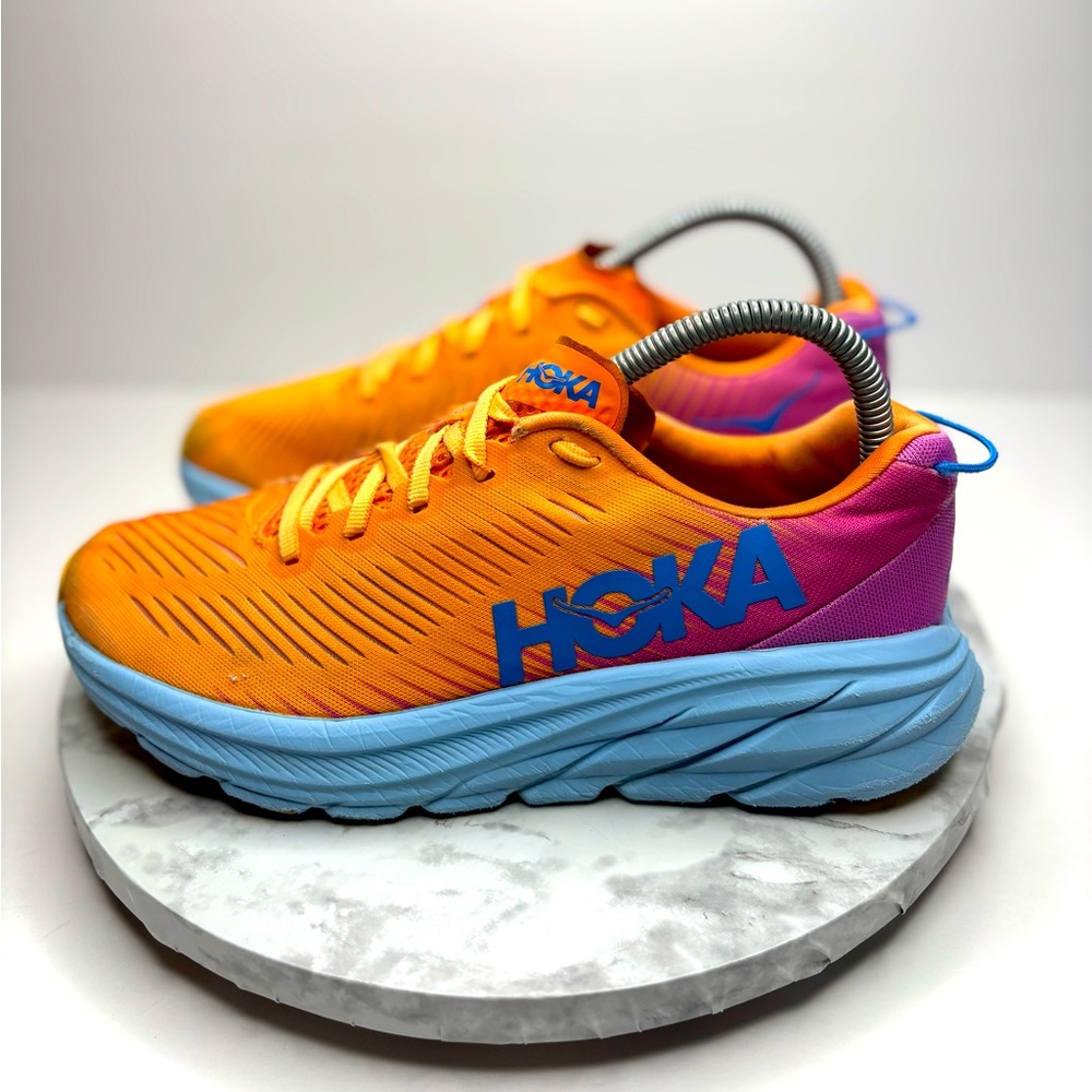 HOKA Women’s Orange & Pink Clifton Running Shoes